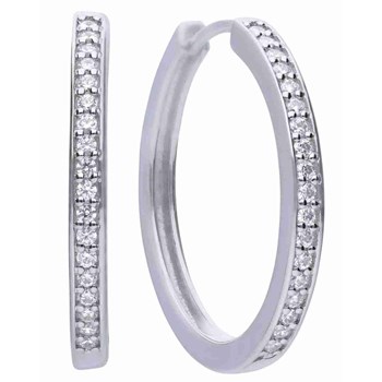 Oorbel in zilver 925/1000