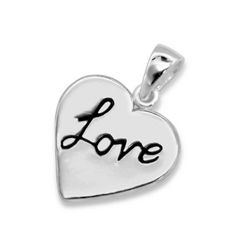 Collier love en argent 925/1000
