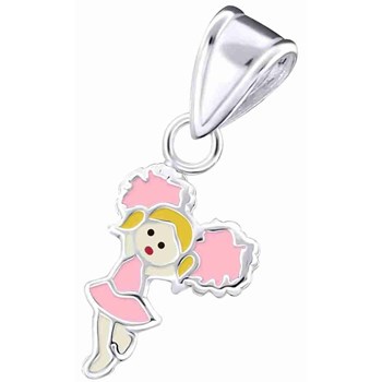 Collier pom pom girl en argent 925/1000