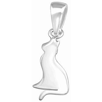 Collier petit chat en argent 925/1000