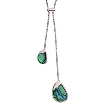 925/1000 zilveren email halsketting