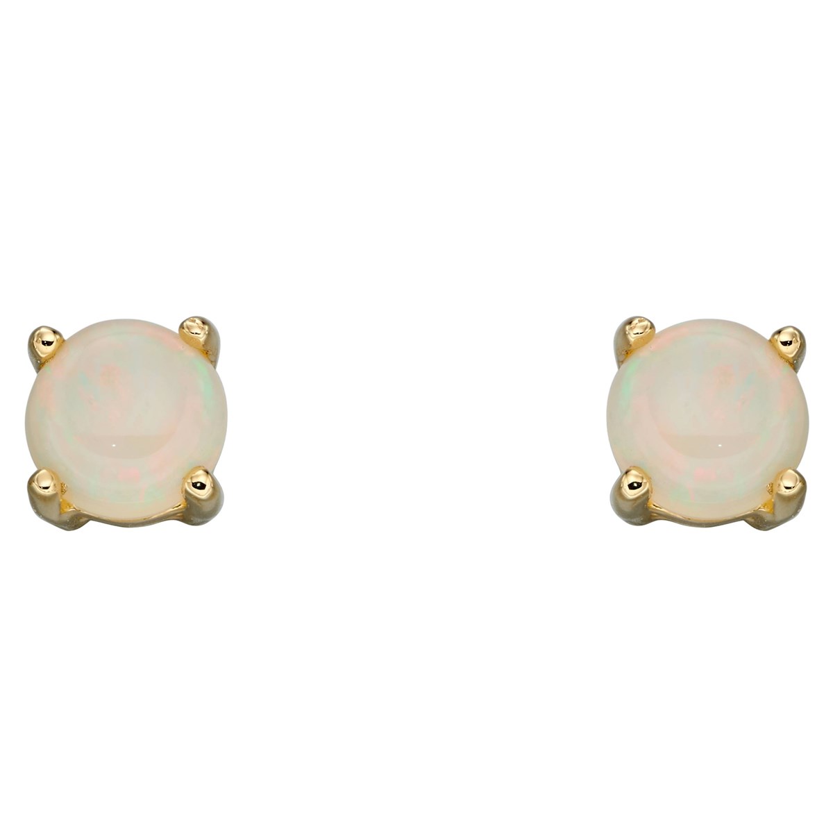 Boucle d'oreille opal en or 375/1000