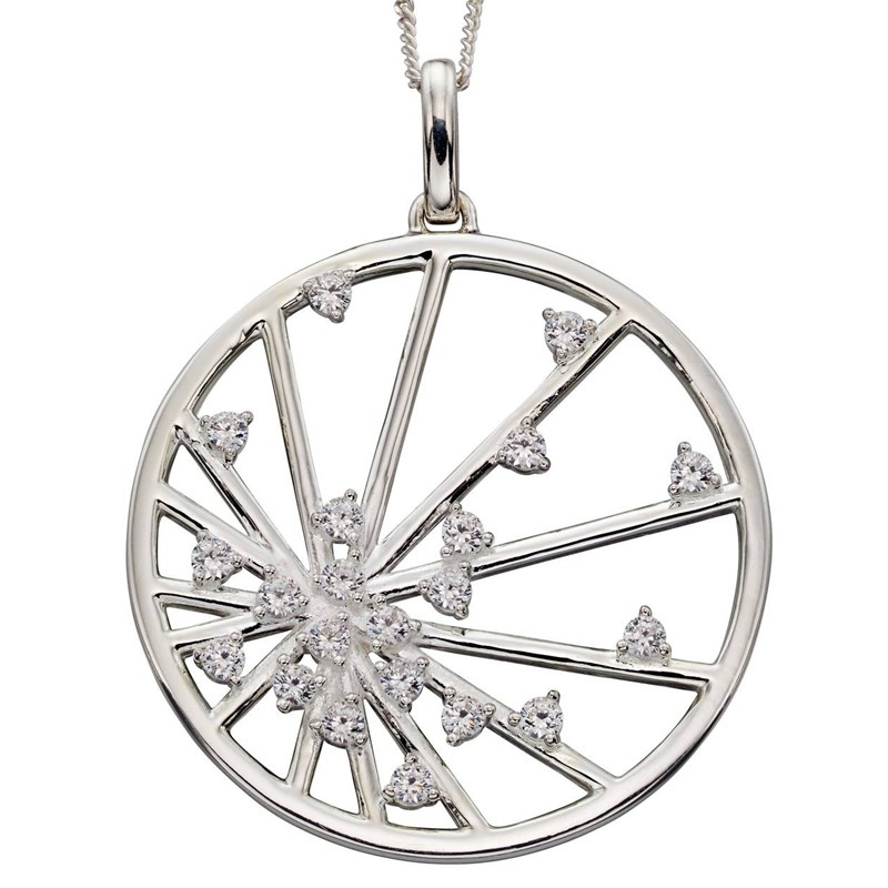 Collier zirconia en argent 925/1000