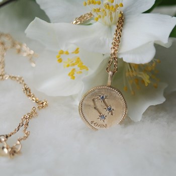 Pendant zodiac sign GEMEAUX - Bijoux Privés Discovery