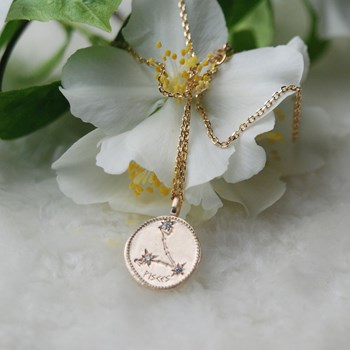 Pendant zodiac sign PISCES - Bijoux Privés Discovery