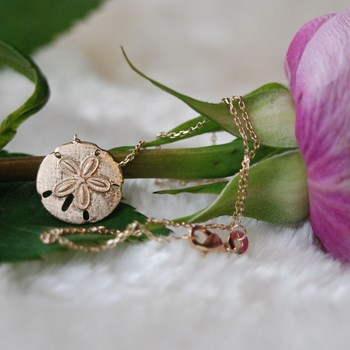 Boheemse geel vergulde ketting MILA - Bijoux Privés Discovery