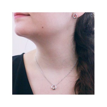 Earrings Adelise - Silver and Crystal