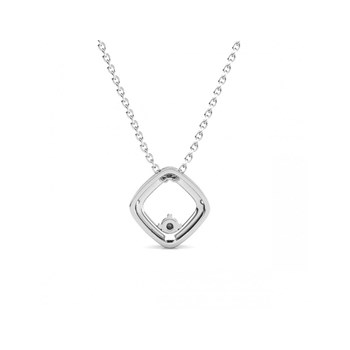 Pendentif Adelise - Argenté et Cristal