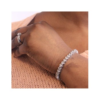 Venus Bracelet - Silver and Crystal
