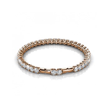 Bracelet Venus - Or Rosé et Cristal