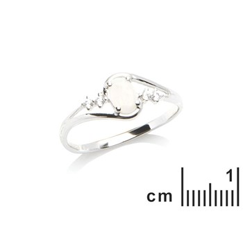 Bague argent 925 Opale d'Australie
