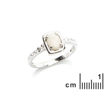 Bague argent 925 Opale d'Australie