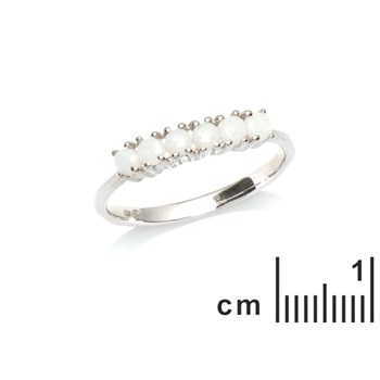Bague argent 925 Opale d'Australie