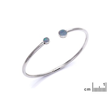 Bracelet argent 925 Opale d'Australie
