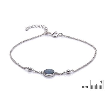 Bracelet argent 925 Opale d'Australie
