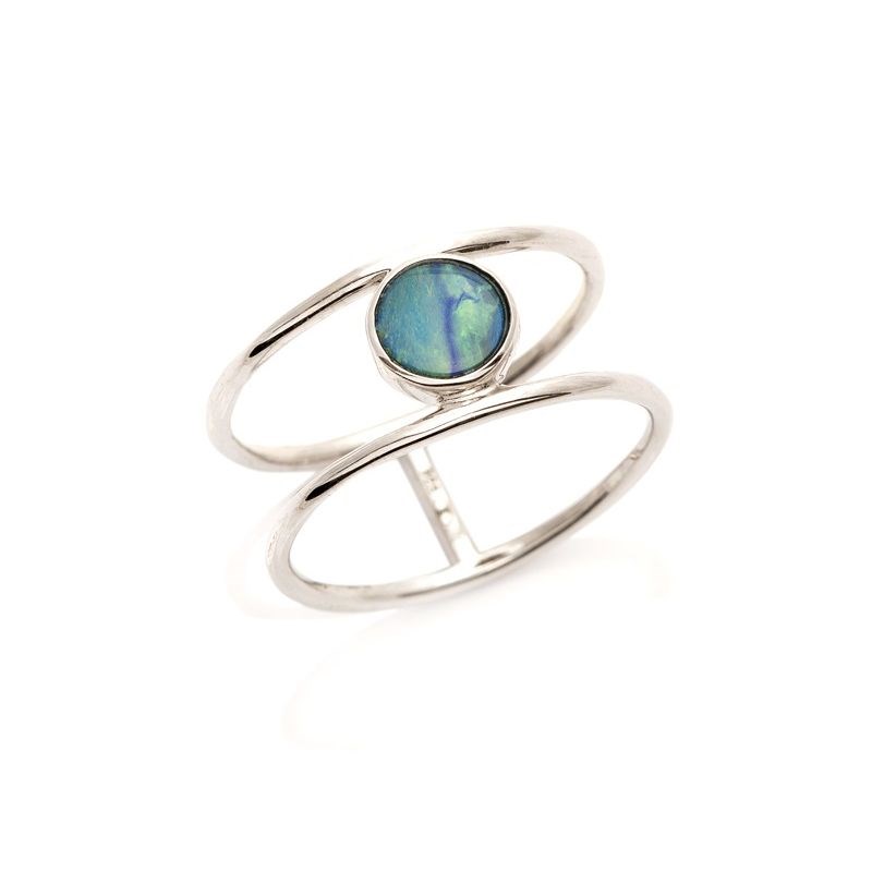 Bague argent 925 Opale d'Australie