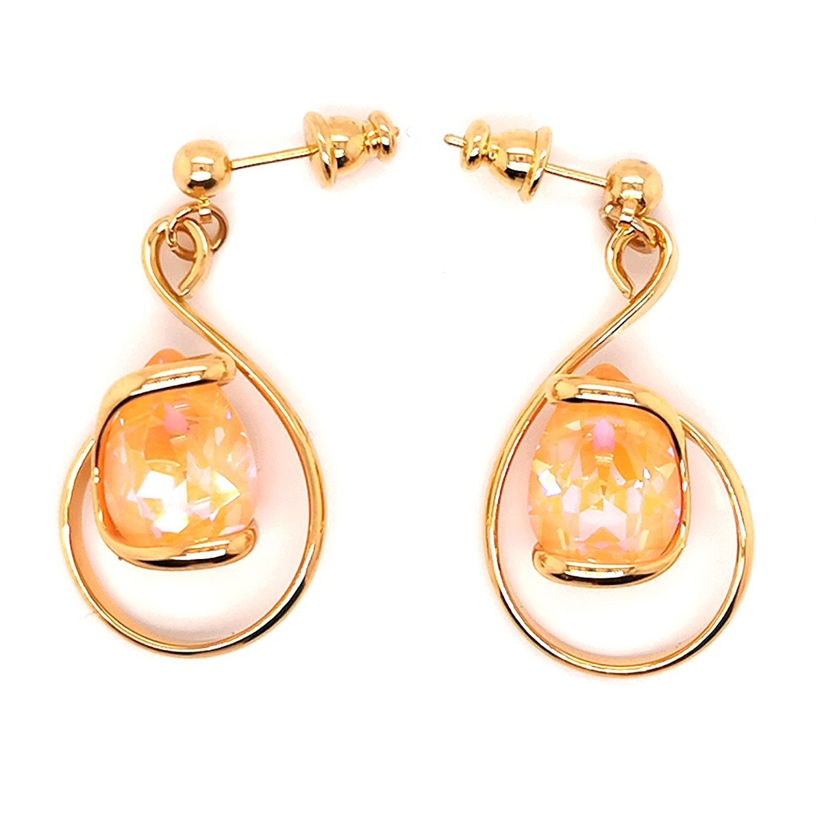 Boucles d'oreilles Marazzini New Drop pêche Delite