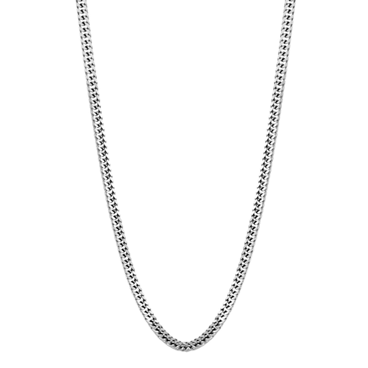 Chaine Lotus homme acier Mail Gourmette