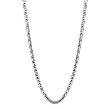 Chaine Lotus homme acier maille gourmette