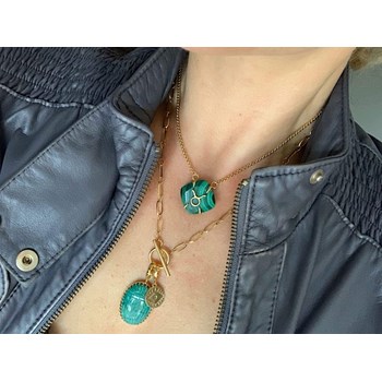 Taurus astro necklace