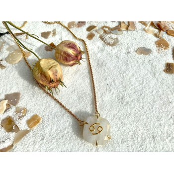 Cancer astro necklace