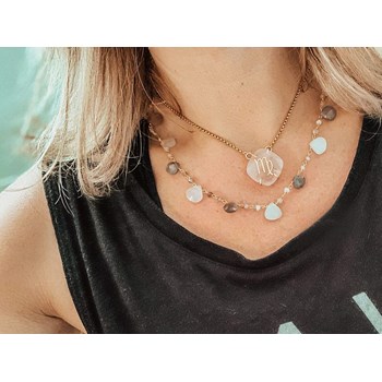 Virgo astro necklace