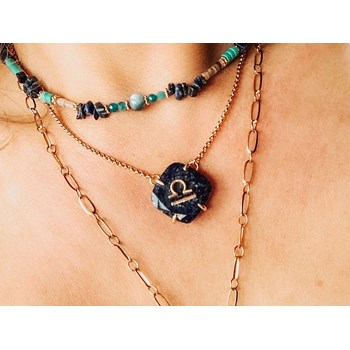 Libra astro necklace