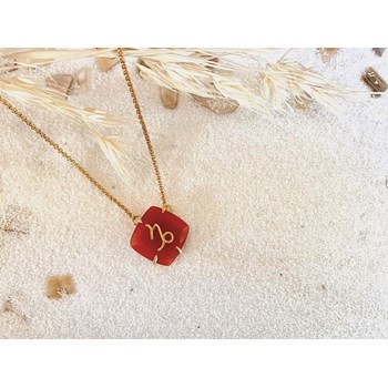 Capricorn astro necklace