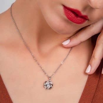 Collier SC Crystal orné de Cristaux scintillants