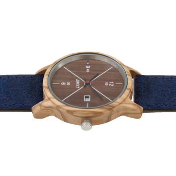 Montre en bois ronde COME