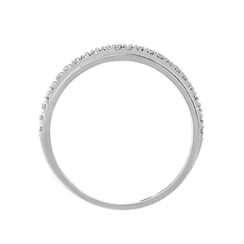 Bague ' Guillemette' Or blanc et Diamant