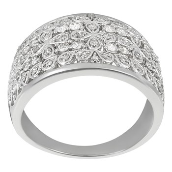 Alix' witgouden ring met diamanten