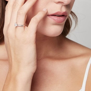 Bague 'Embrun' Or blanc