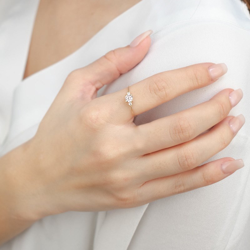Bague 'Âme' Or jaune - vue 3
