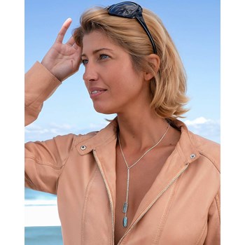 Collier Argent 925 avec Labradorites Facettées - Élégance Moderne et Intemporelle