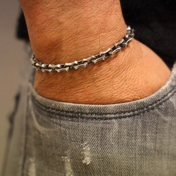 Bracelet Homme Argent Maille Mécanique