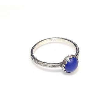 Bague Axé Lapis-Lazuli, Argent 925 et Pierres Naturelles