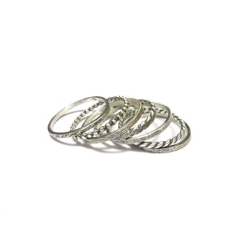 Bague Ethnique Semainier en Argent 925
