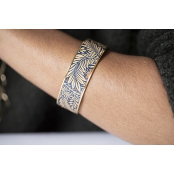 Bracelet en Acier 316L et laque - jaune brillant