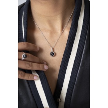 Collier en Argent 925 millièmes et oxyde de zirconium - blanc brillant