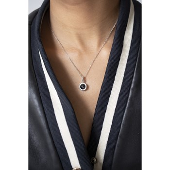 Collier en Argent 925 millièmes et oxyde de zirconium - blanc brillant