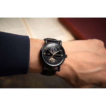 Montre automatique cuir EARNSHAW Maskelyne
