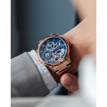 Montre automatique acier inoxydable Earnshaw LONGITUDE