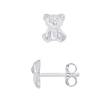 Boucles d'Oreilles NOUNOURS - Argent 925