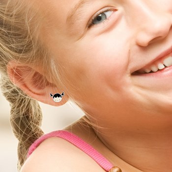 Boucles d'Oreilles asymétrique ALIEN & FILLE - Argent 925
