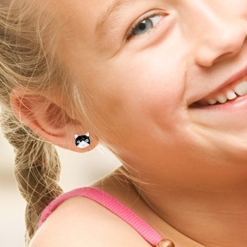 Boucles d'Oreilles asymétrique POISSON & CHAT - Argent 925