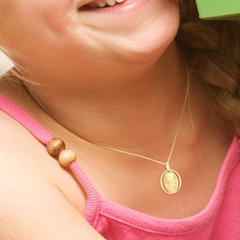 Pendentif FILLE - Or Jaune