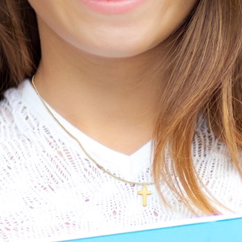 Collier CROIX - Or Jaune