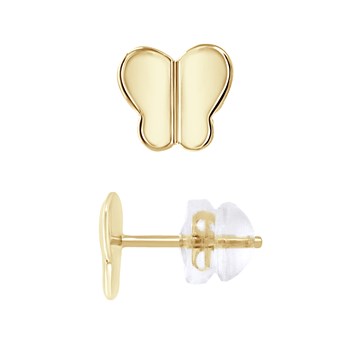 Boucles d'Oreilles PAPILLION - Or Jaune