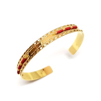 Bracelet Icate rouge brique